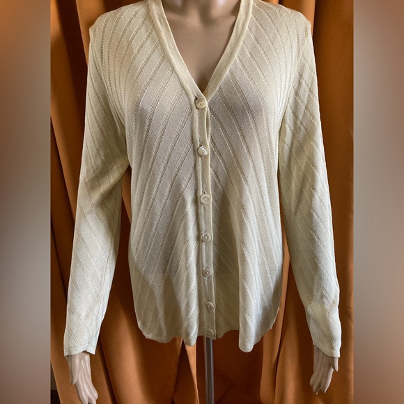 VTG Jaeger Button Up Cardigan - Picture 2 of 7